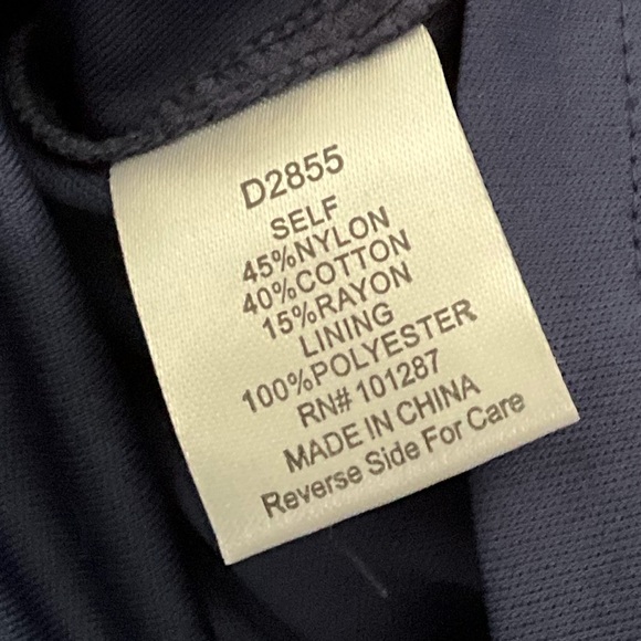 NWOT - Alexia Admor Navy Geometric Long Sleeve Dress (S) - Picture 9 of 11